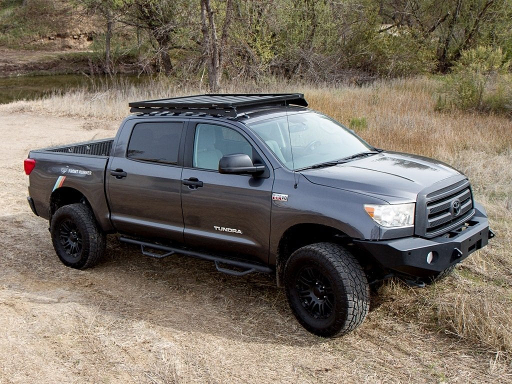 Slimline II Front Runner Roof Rack Kit/Low Profile Compatible with Toyota Tundra Crew Max (2007-2021)