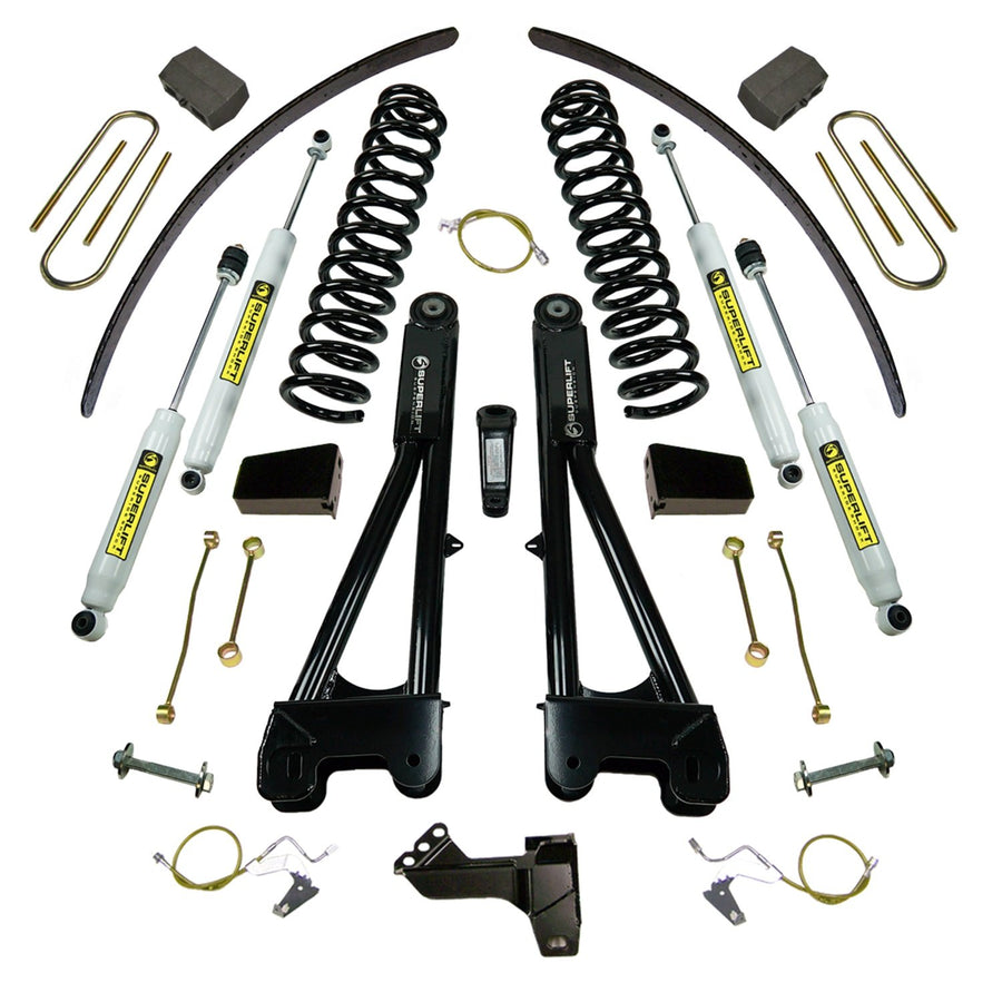 SUPERLIFT SUSPENSION RealTruck 8" Lift Kit for Ford F-250/F-350 | Complete Lift Kit with Front & Rear Shadow Series Shocks and Replacement Radius Arms | K985 | Fits 2008-2010 Ford F-250 / F-350