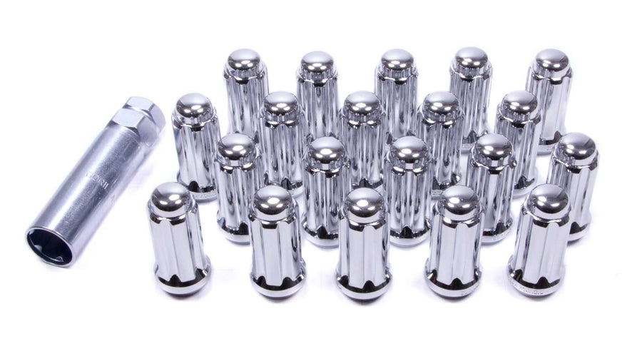 Gorilla 26103HT Automotive Small Diameter Duplex Acorn Chrome 5 Lug Kit (14mm x 2.00 Thread Size) - Pack of 20