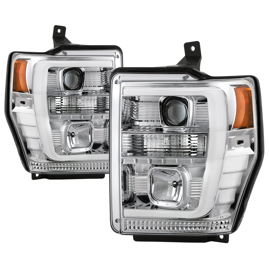 Projector Headlight Spyder Platinum (PRO-YD-FS08PL-SBLB-C)
