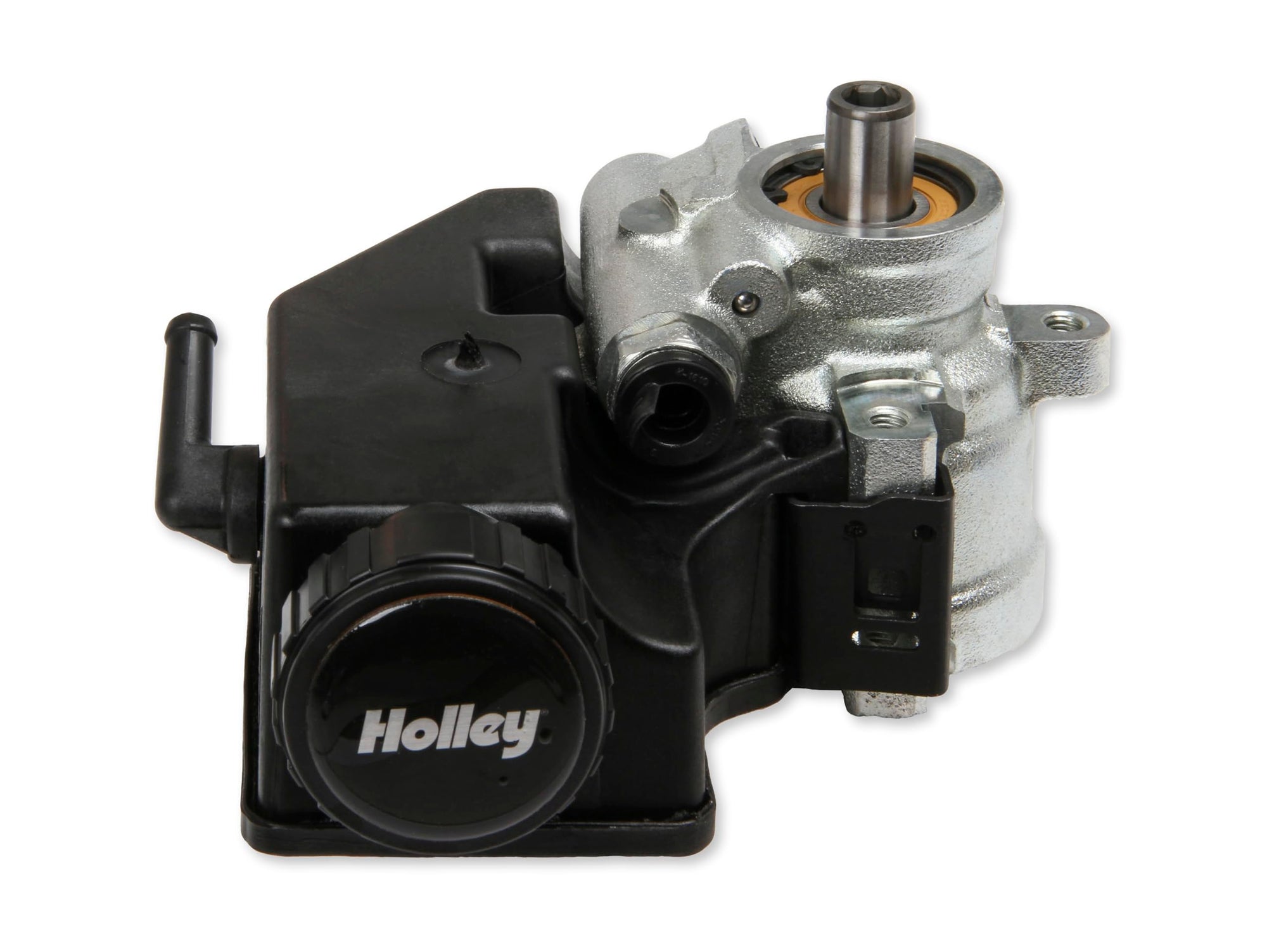 Holley Low 20-162BK Complete Accessory Drive System (Alt, P/S & A/C)- Black Finish