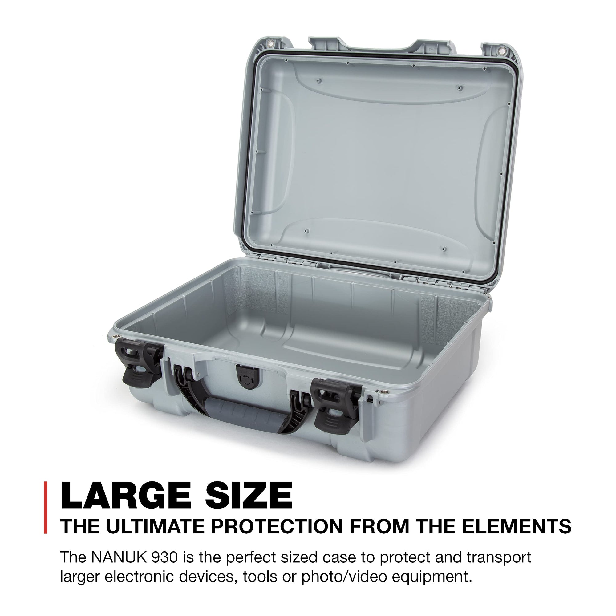 Waterproof Nanuk 930 Hard Case Empty - Silver