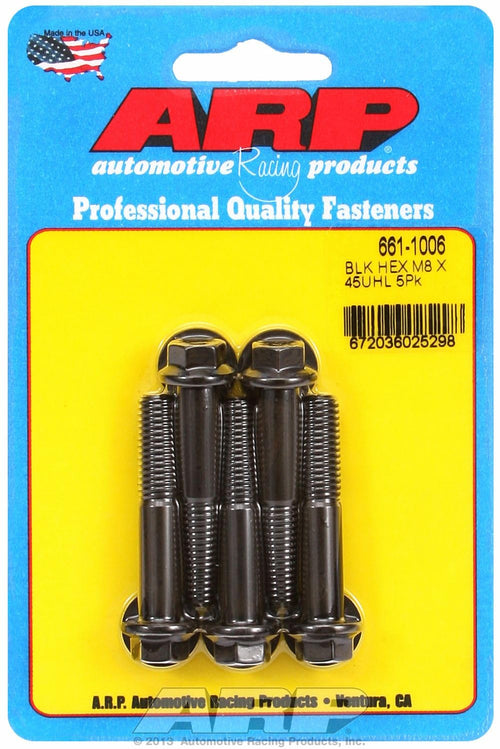 Hex ARP (661-1006) Oxide Bolt, Black