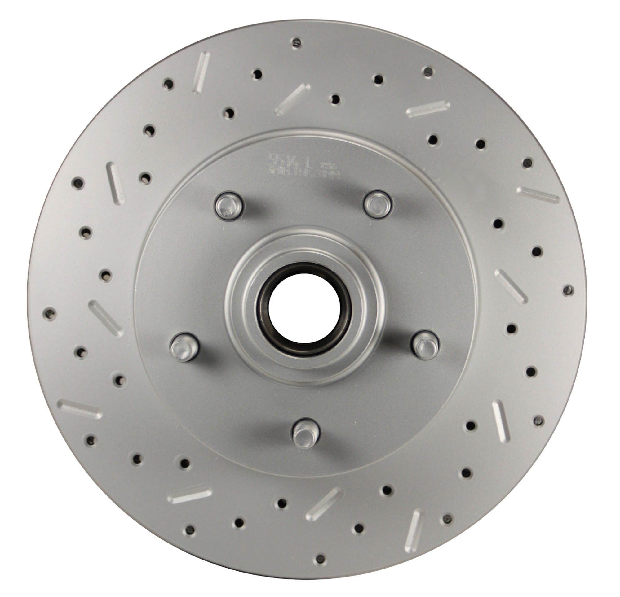 XDS MaxGrip Cross Drilled and Slotted Rotor Left Side