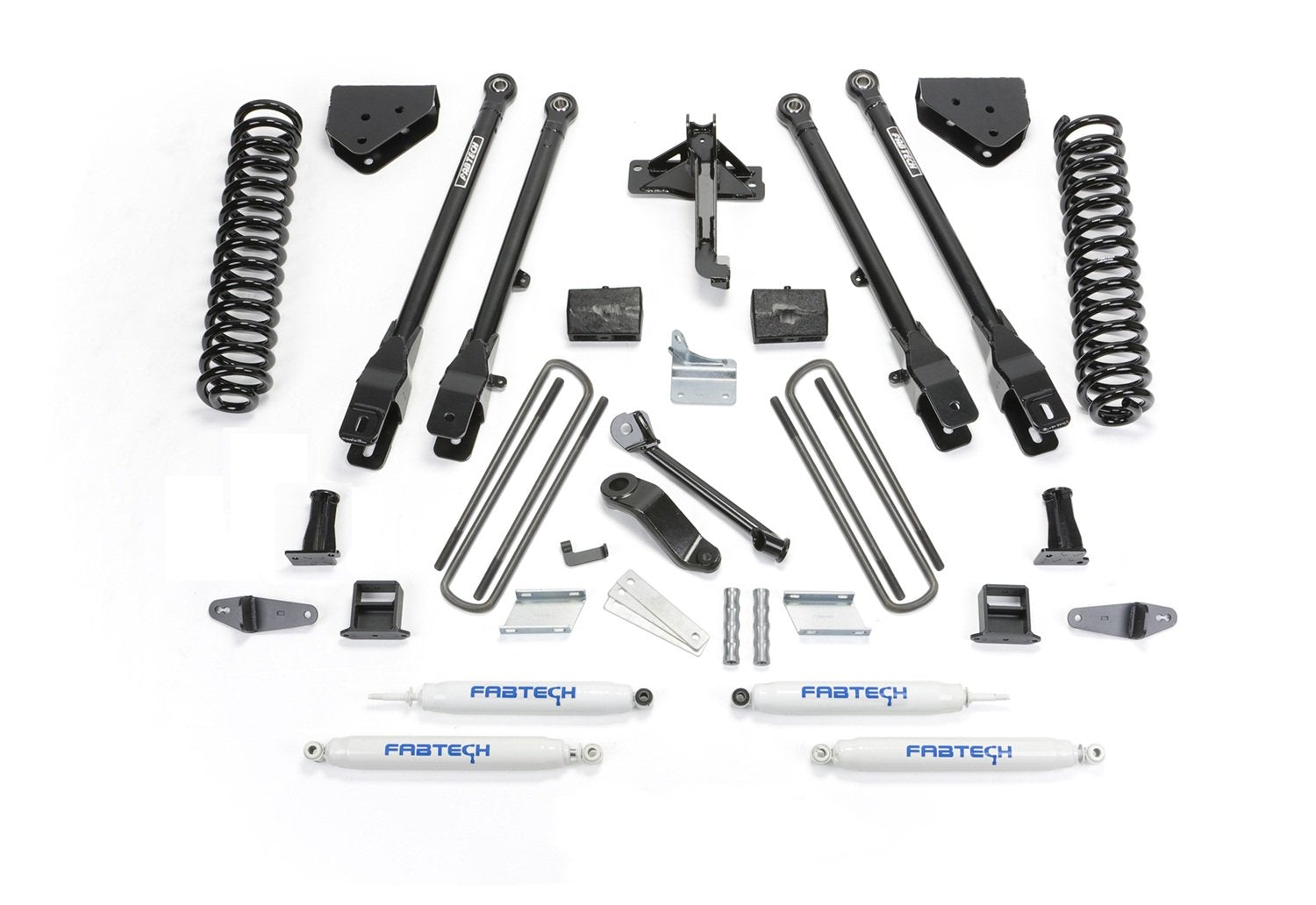 4 Link Lift System Fabtech K2054 w/Performance Shocks 6 in. Lift