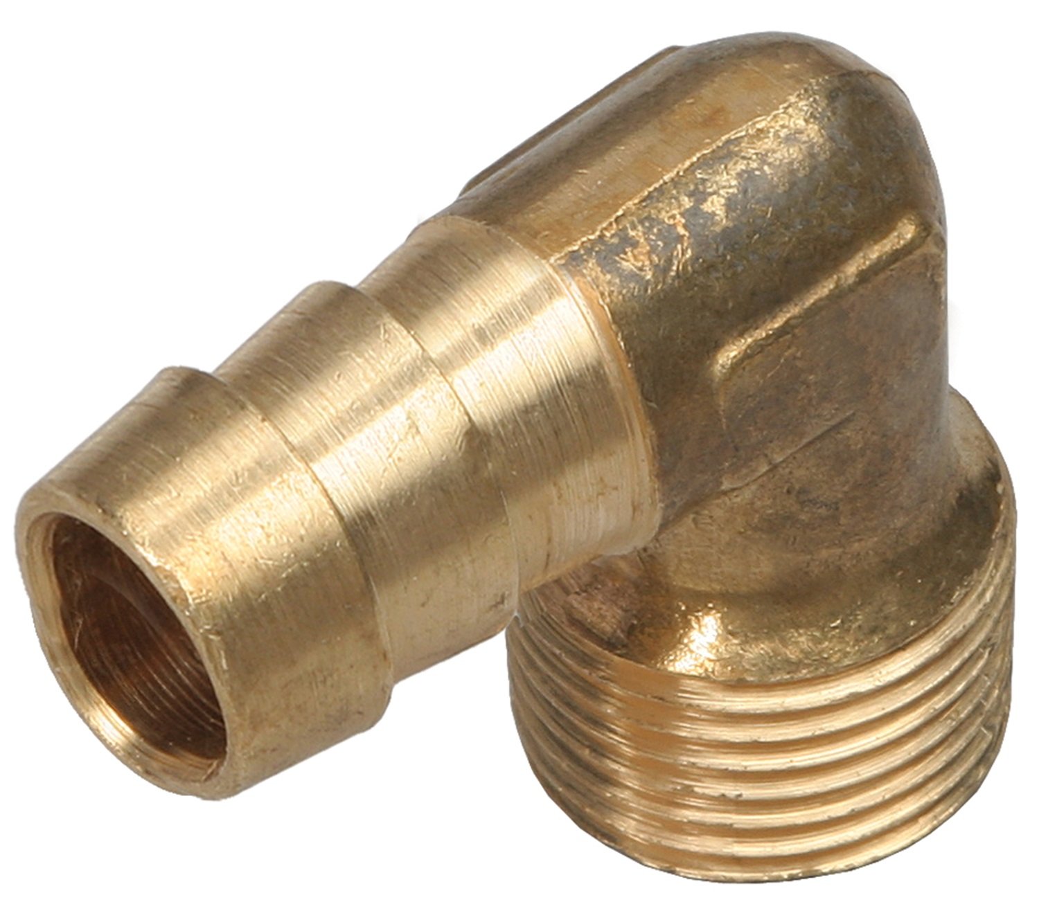 90-degree Trans-Dapt Brass Fuel Hose Fitting 2273