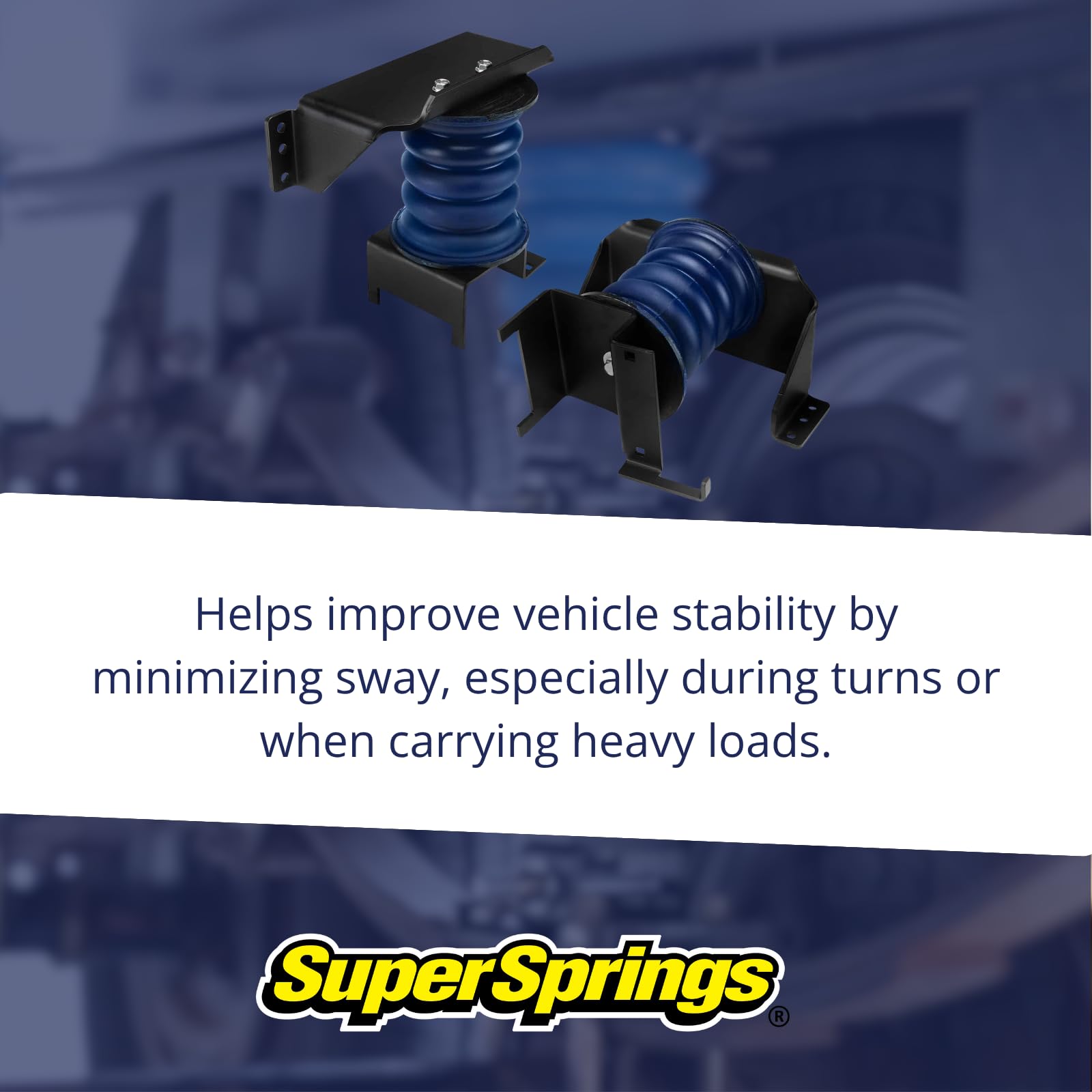 SumoSprings Rear SuperSprings for Ford F-53, SSR-187-40-1 Blue