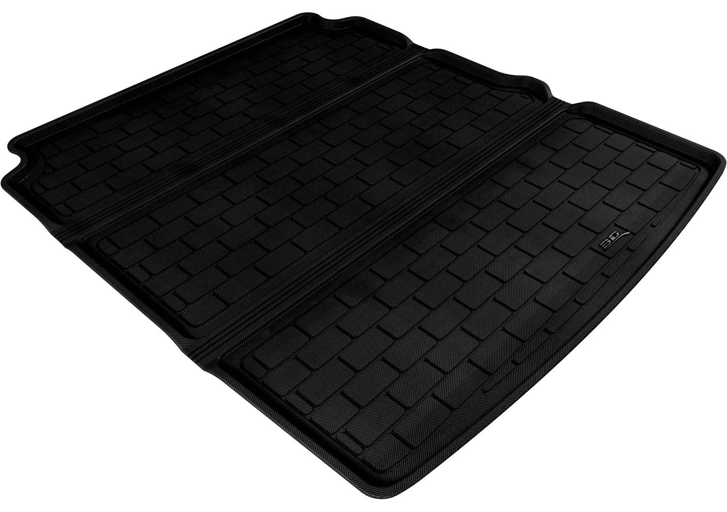 3D MAXpider Custom Fit Cargo All-Weather Floor Mat for Select Volkswagen Passat Models - Kagu Rubber (Black)