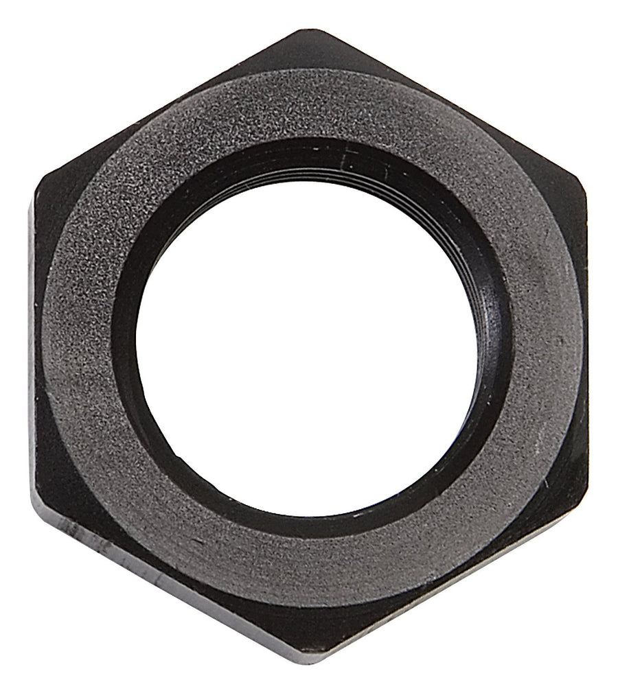 Black Edelbrock 661893 -6 AN 9/16" -18 Thread Size Bulkhead Nut