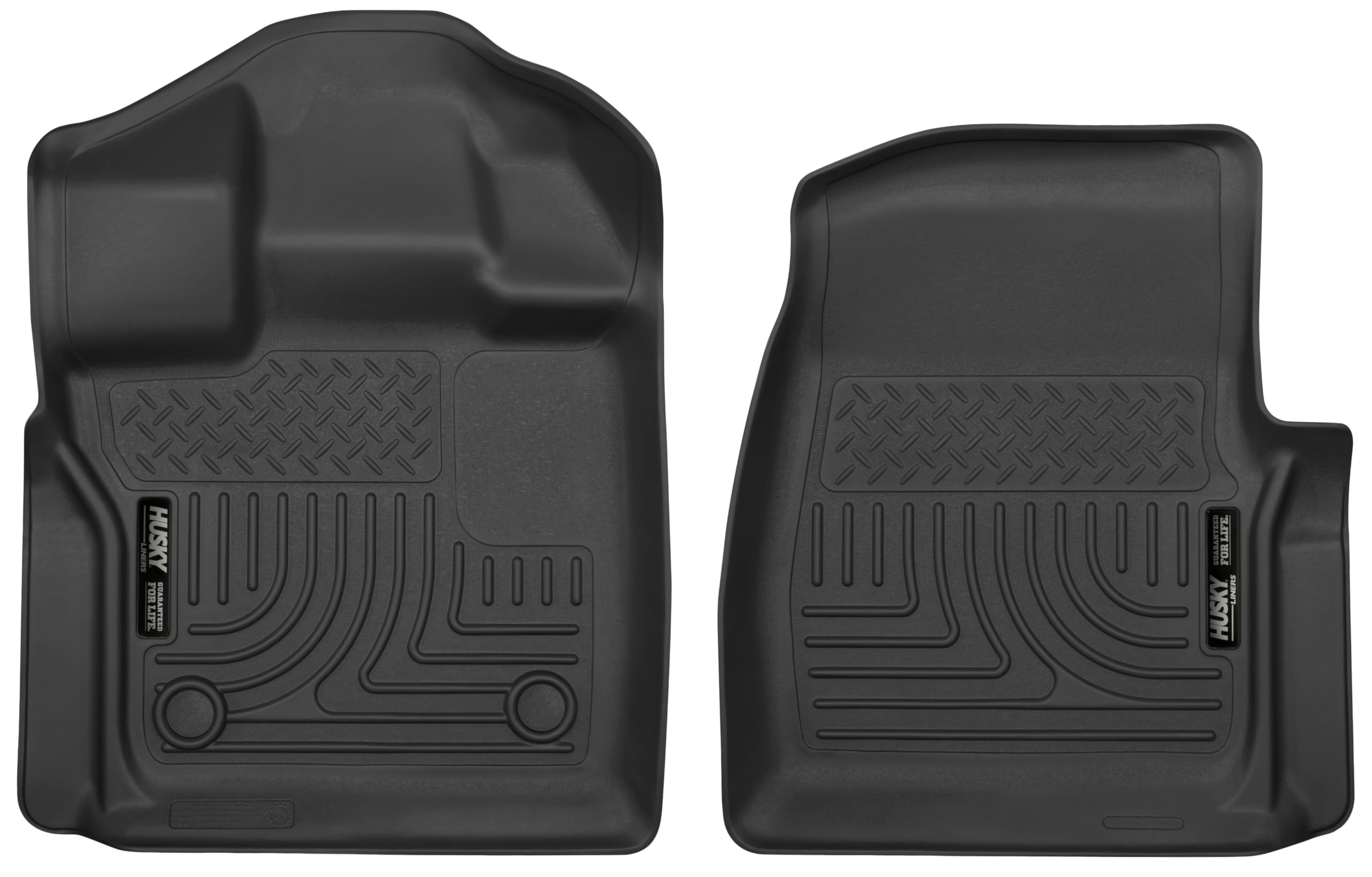 Husky Liners Floor Mats X-act Contour | Fits 2015-2024 Ford F-150 Standard Cab | Front Row, 2-pc Black - 52751
