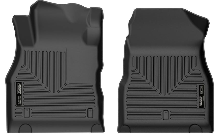 Weatherbeater Husky Liners Floor Mats | Fits 2018-2024 Nissan Kicks | Front Row, 1-pc Black - 15801