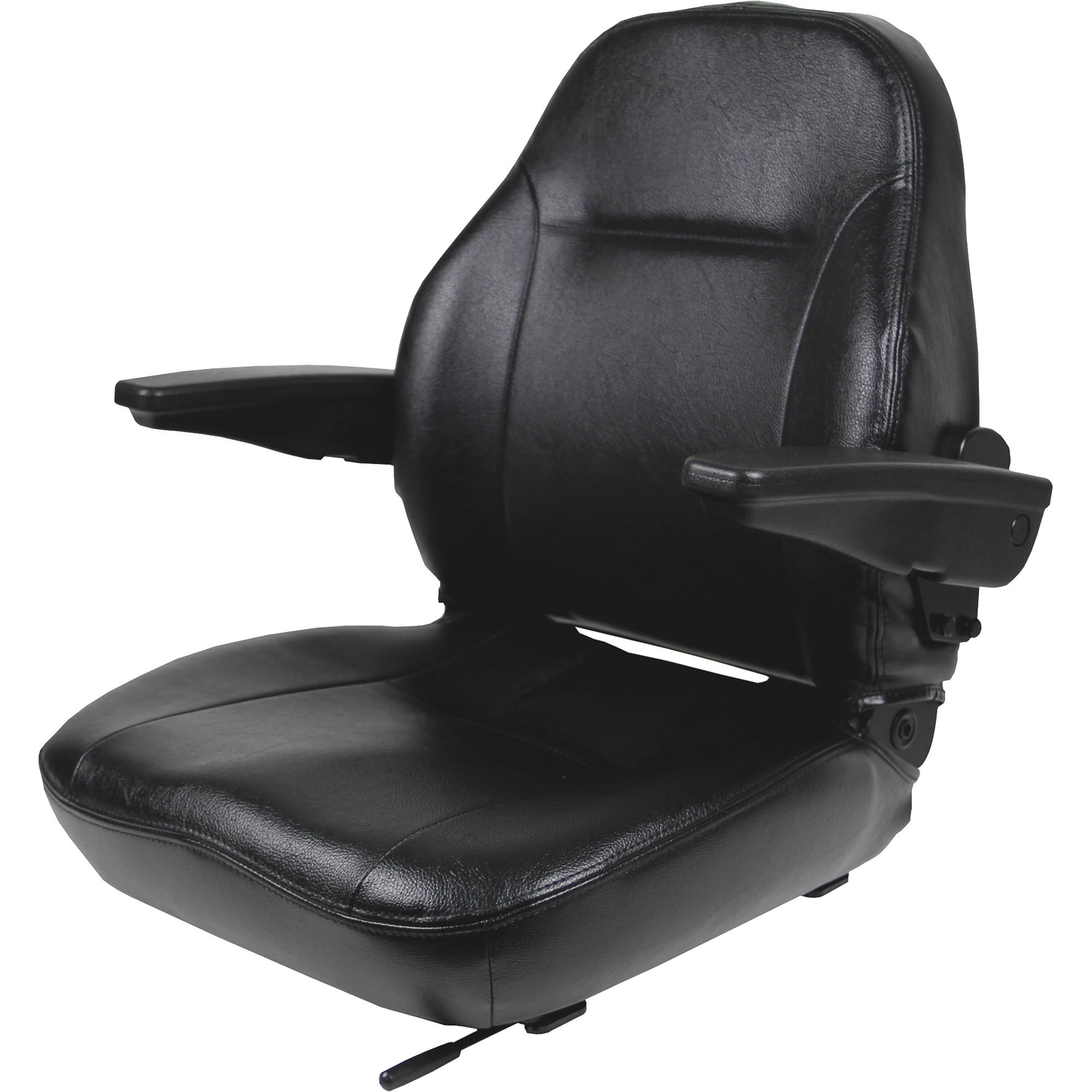 Premium Black Talon High-Back Steel Tractor Seat - Black, Model Number 440002BK