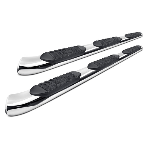 Extreme Black Horse Wheel-to-Wheel Side Steps Stainless Steel Compatible with 2019-2025 Ram 1500 Crew Cab (Excl. 19-25 Ram 1500 Classic)-DOSS19-NL