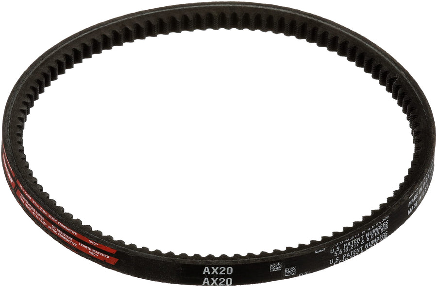 Gates Classical Section AX20 Molded V-Belts Notch