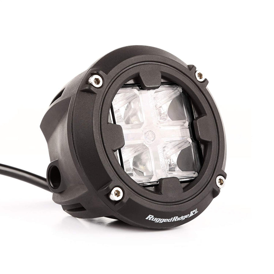 Light Kit, Rugged Ridge 3.5 inch Round, Combo High/Low Beam | 15209.31