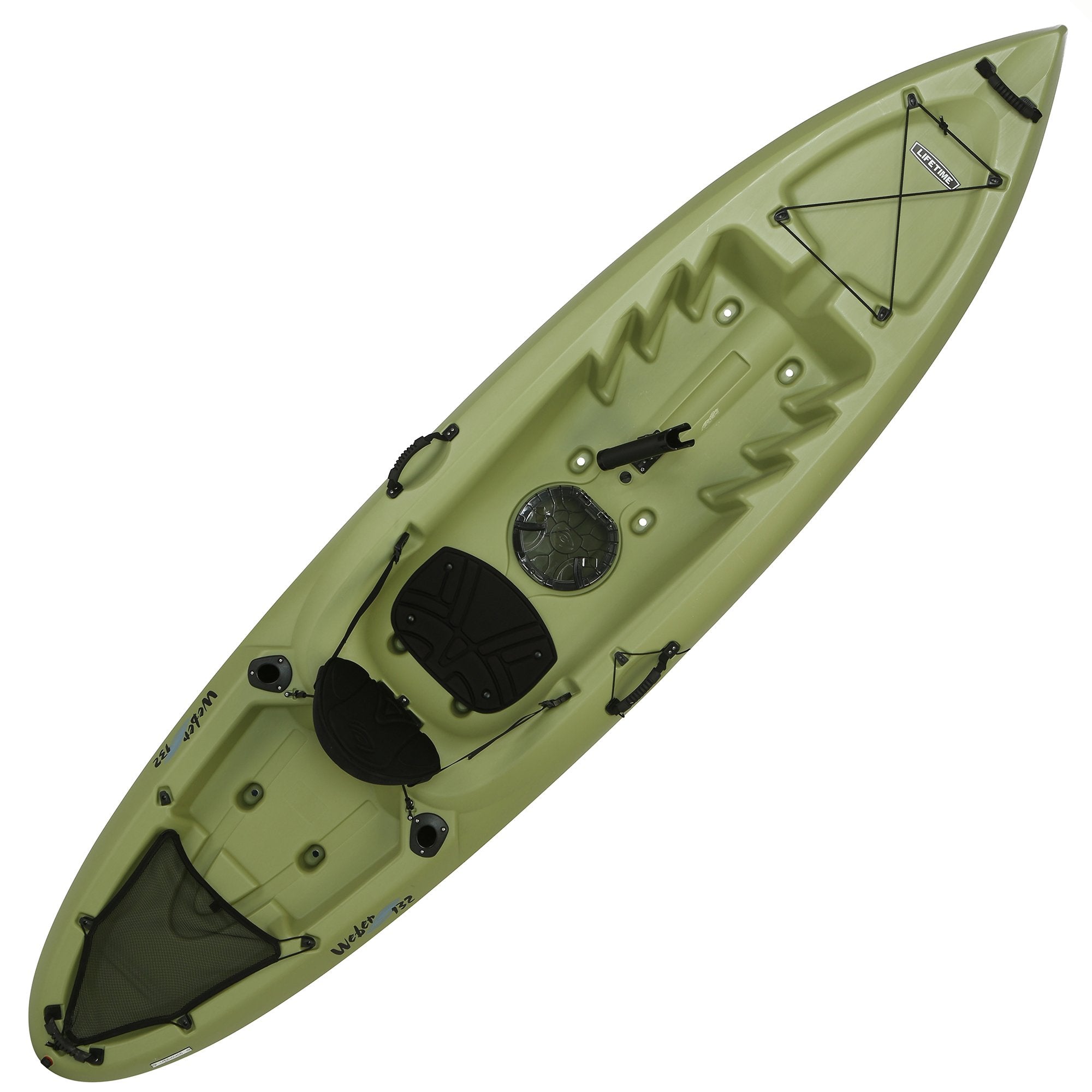 Weber Lifetime Sit-On Top Fishing Kayak, Light Olive, 11'