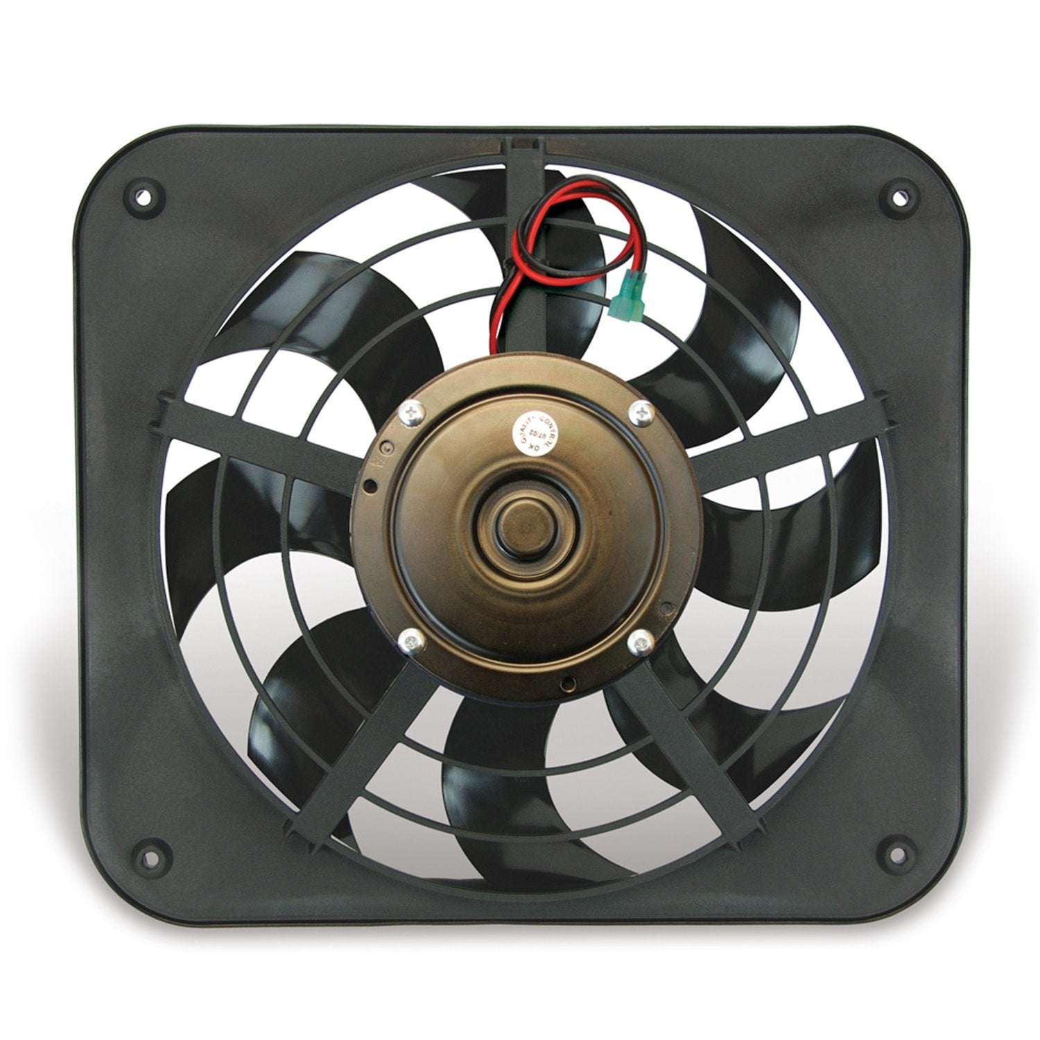 Lo-Profile 133 S-Blade Electric Pusher Fan , Black