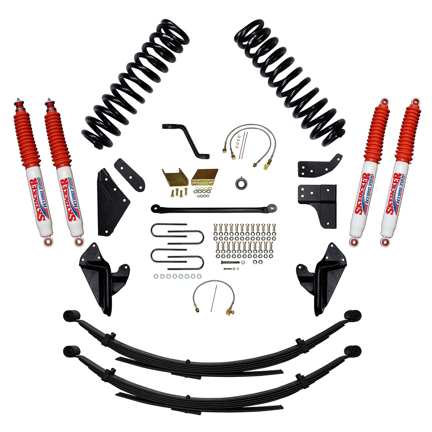 Suspension Lift Kit w/Shock Skyjacker 188PKS-AH 8 in. Lift Suspension Lift Kit w/Shock