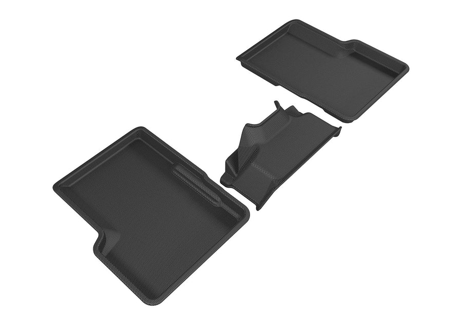 KAGU 3D MAXpider Custom Fit Floor Mat (BLACK) Compatible with JEEP RENEGADE 2015-2023 - Second Row
