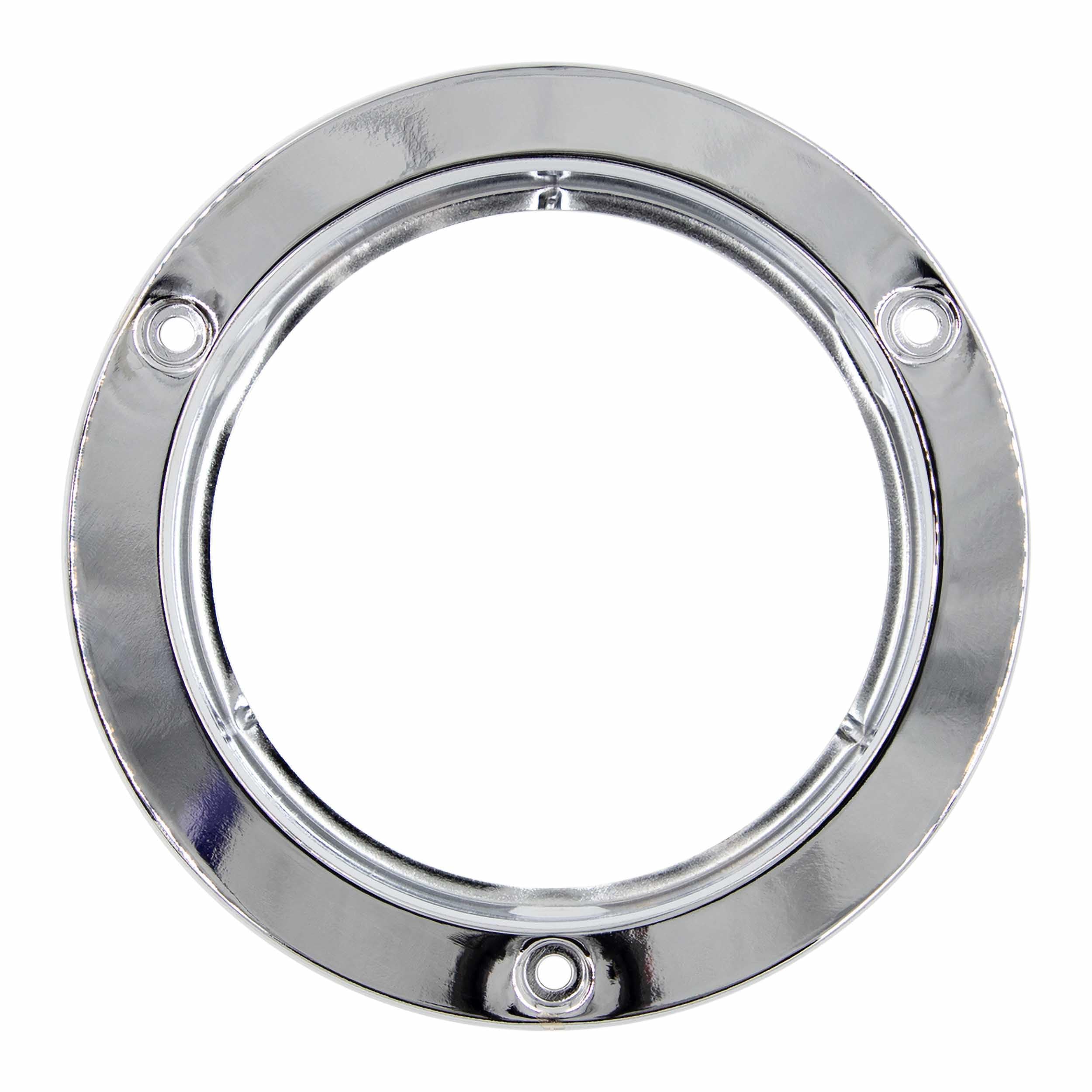 Heise Metra Trailer Flange - 4 Inch Round Stainless