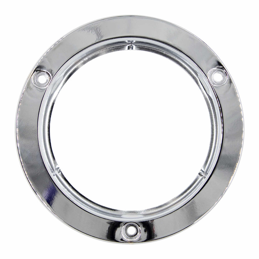 Heise Metra Trailer Flange - 4 Inch Round Stainless