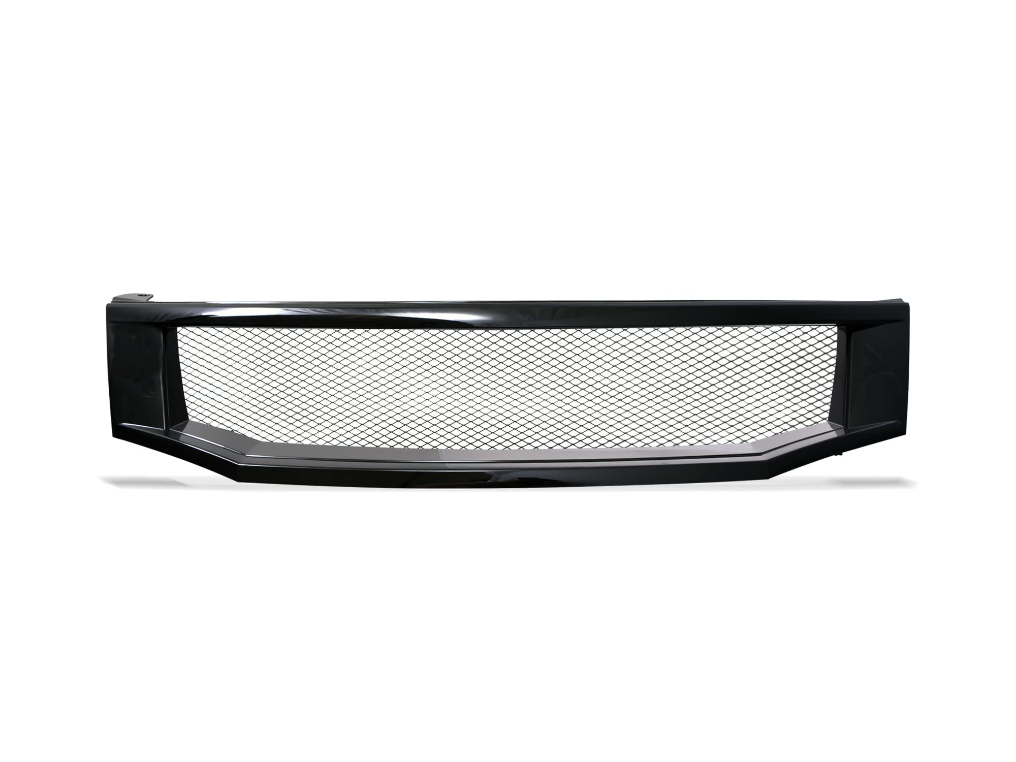 7148963 Armordillo USA Mesh Front Hood Grille - Gloss Black Fits 2008-2010 Honda Accord 4 Door Sedan