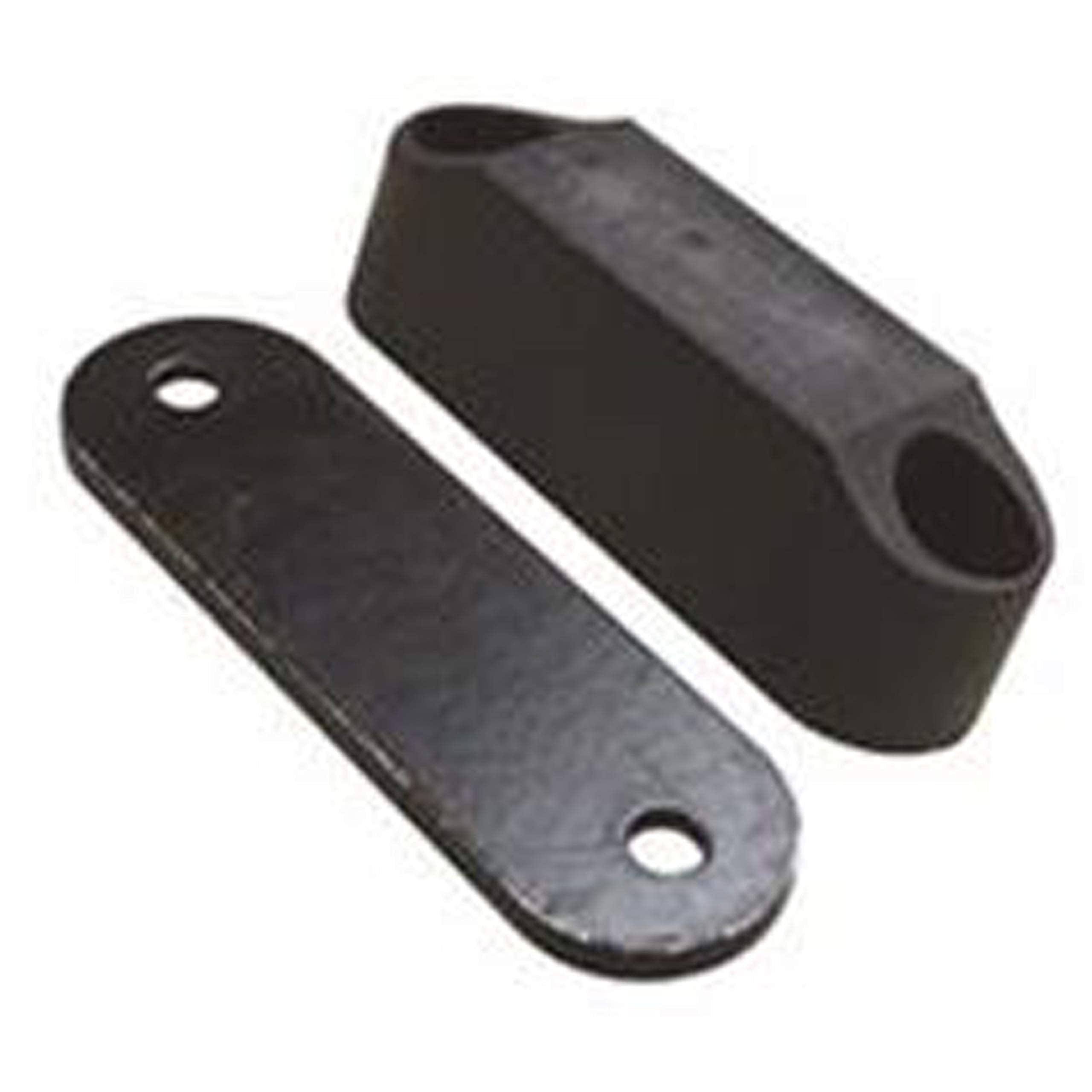 Black RV Designer Collection Standard L602 Magnetic Catch W/Plate 10 Lbs. Oblong