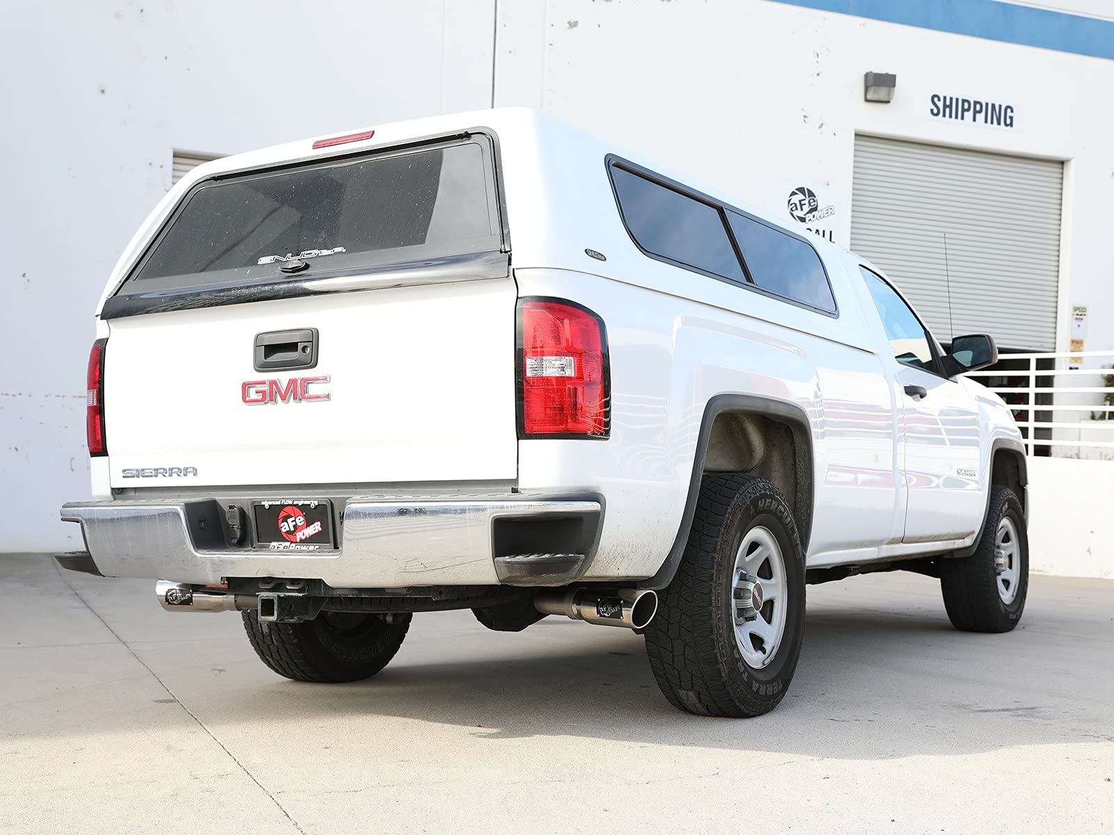 MACH Force-Xp aFe POWER 49-44134-P 3" Cat-Back Exhaust System, Dual Polished Tips, Stainless Steel, fits GM Silverado/Sierra
