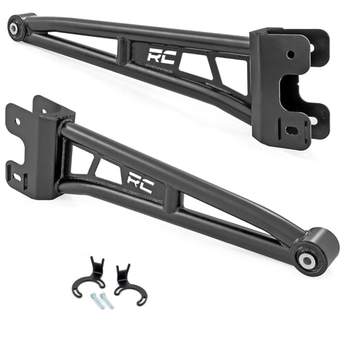 Radius Arm Upgrade Rough Country for Ford F-250/F-350 Super Duty 4WD with 3-6" Lift (2023-2024) - Tubular Arms, Pair