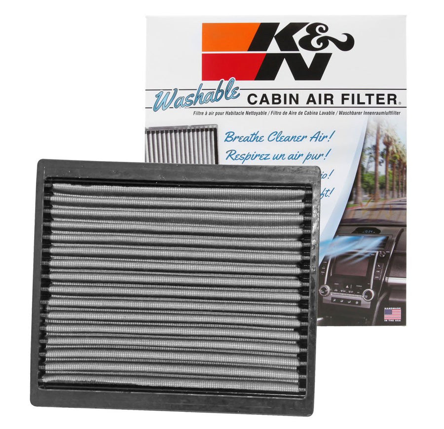Cabin Air Filter K&N LIFETIME: Premium, Washable, Clean Air for your Cabin: Compatible with 2005-2014 FORD: Mustang, Bullitt, GT, Shelby, GT500, VF2020