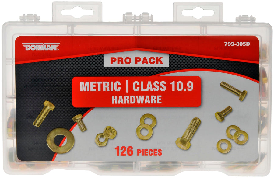 Pro Pack Dorman 799-305D Metric Class 10.9 Hardware - 126 Pieces Universal Fit