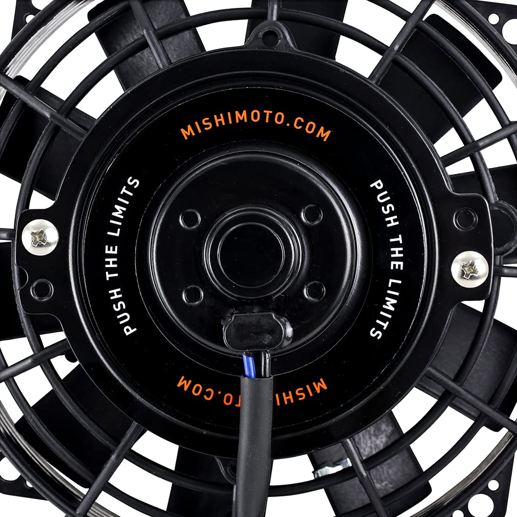Mishimoto Slim Electric Radiator Fan MMFAN-6, 6” Universal Fit, 12 Volts, Black
