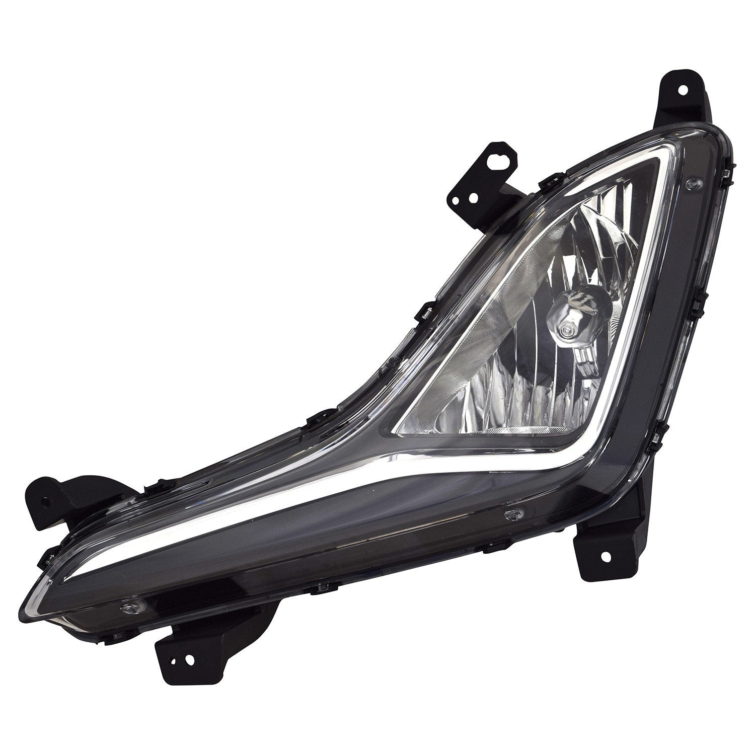 Left TYC Fog Light Assembly Compatible with 2014-2016 Hyundai Elantra