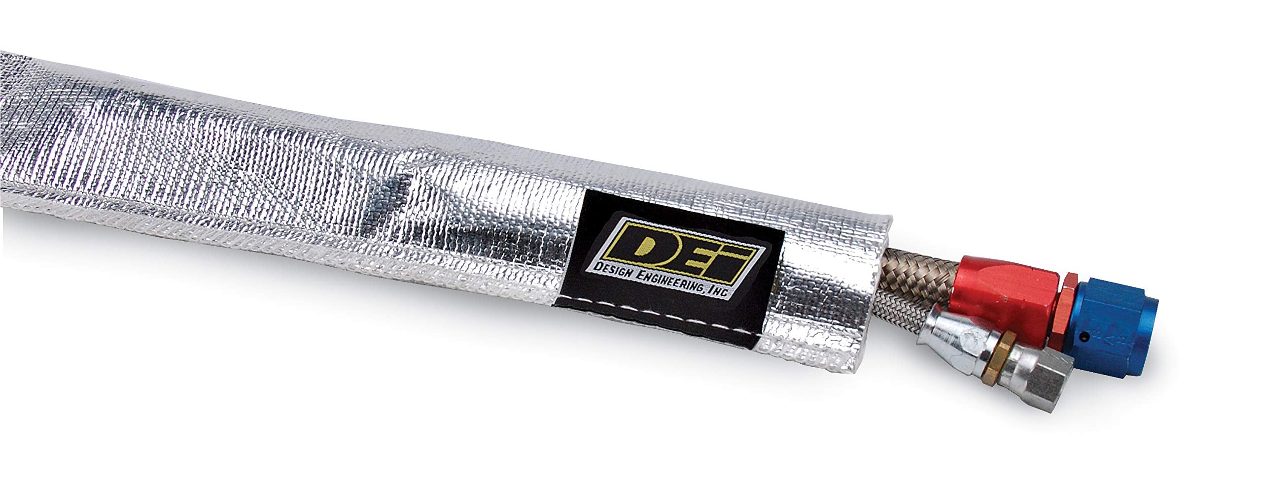 Heat Sheath Design Engineering 010404B50 1-1/4" I.D. x 50ft Aluminized Sleeving for Ultimate Hi-Temp Protection