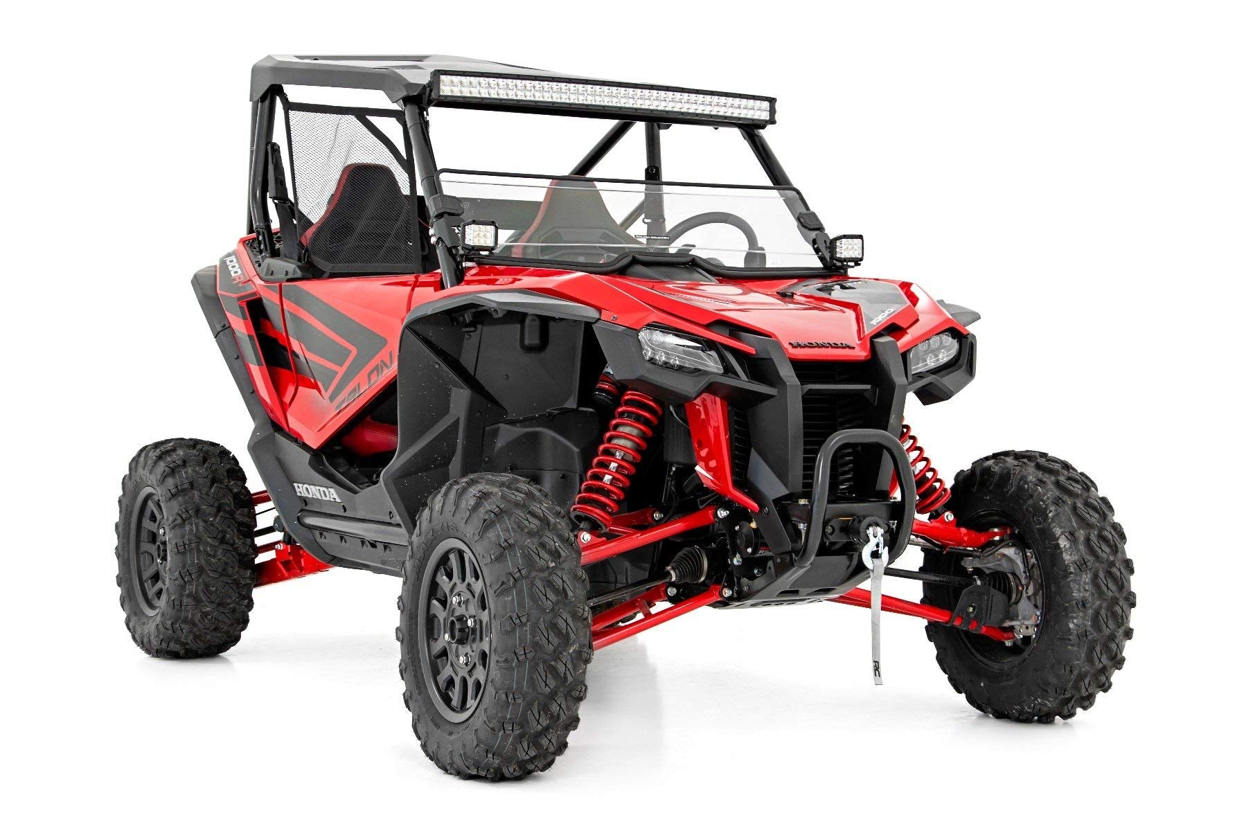 Rough Country Winch Mounting Plate for 19-21 Honda Talon - 92029, Black