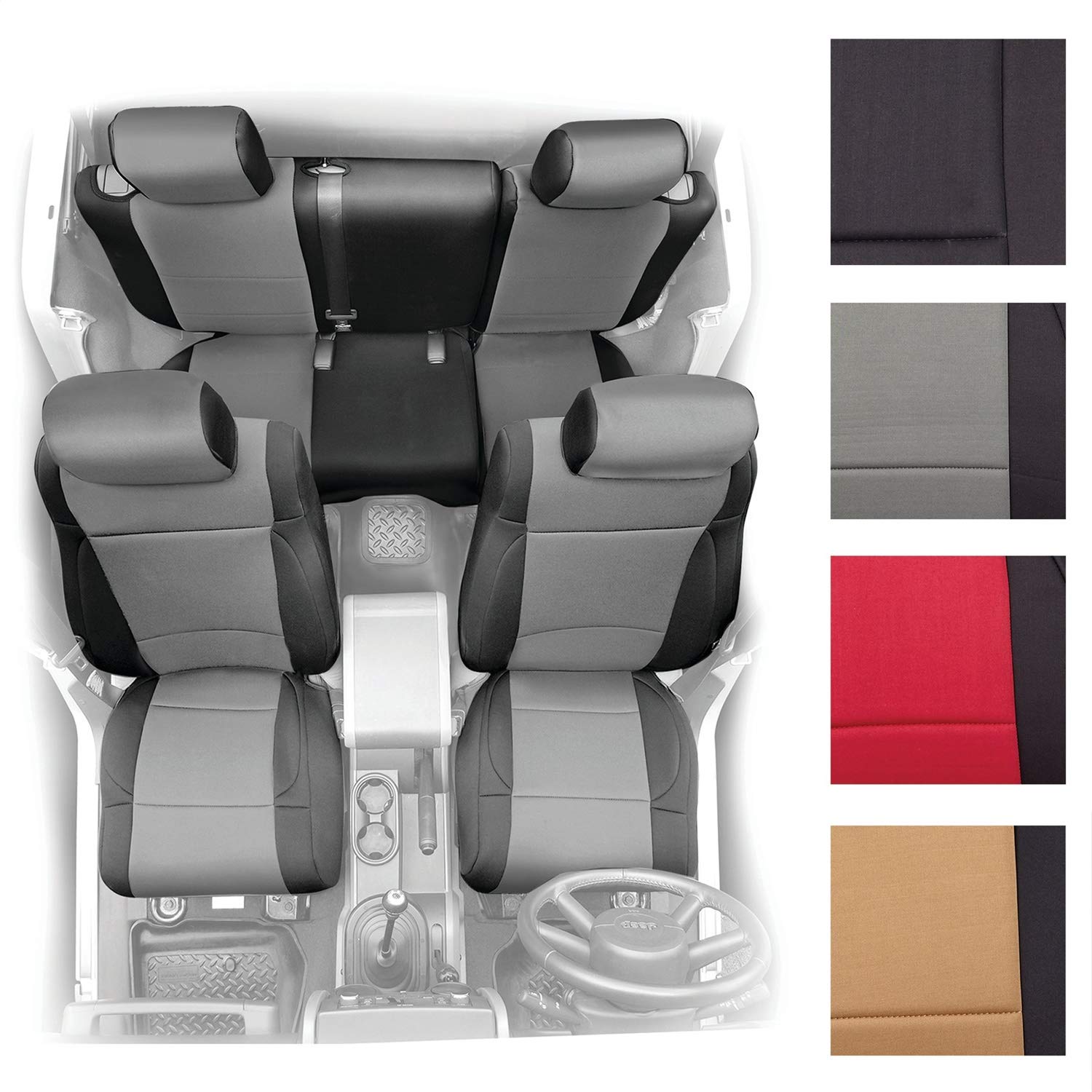 NEOPRENE SmittyBilt SEAT COVER SET - SB471701