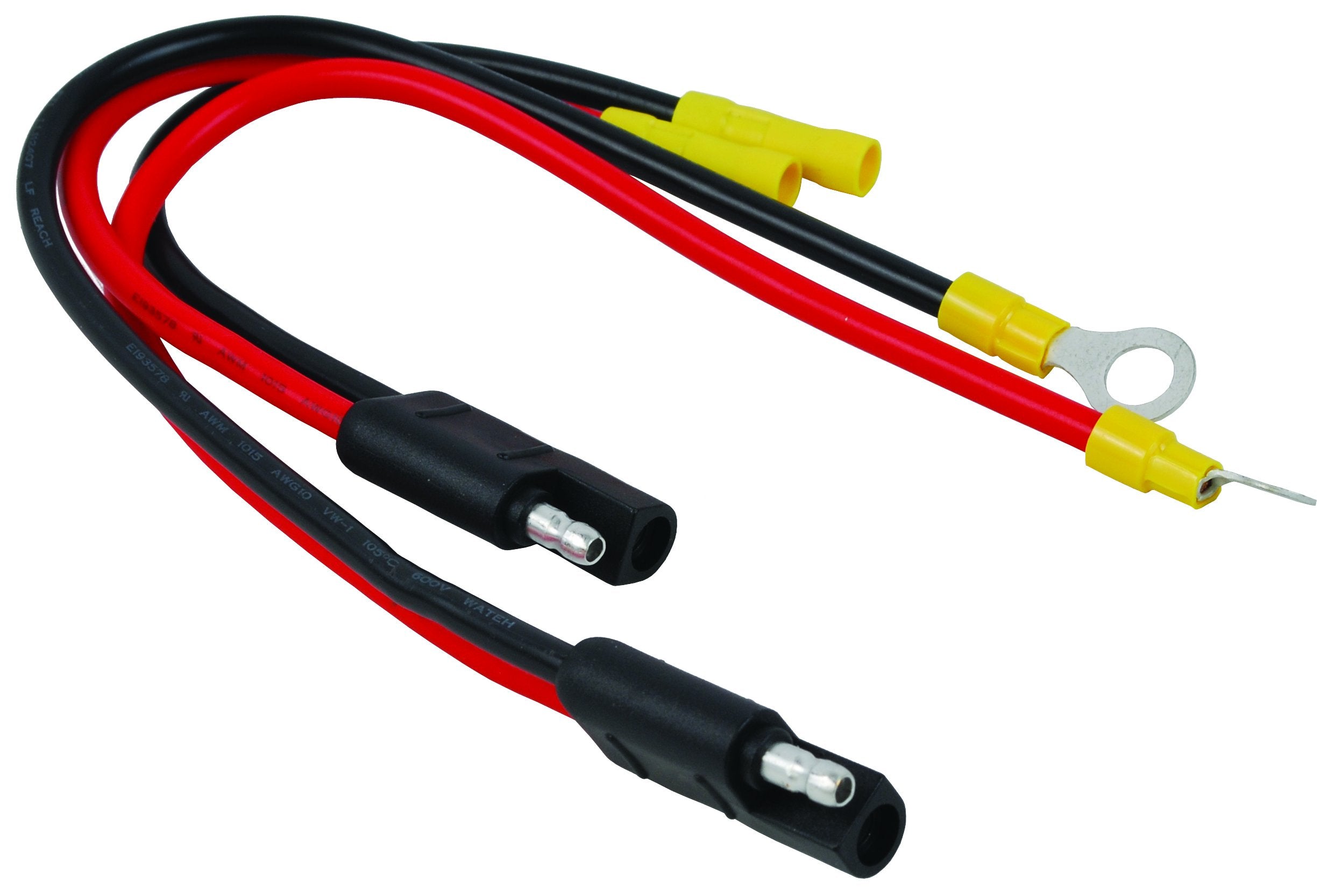 Heavy-Duty Trolling Motor attwood 14367-6 Quick Connectors 2-Wire 10-Gauge, Set of 2, One Size