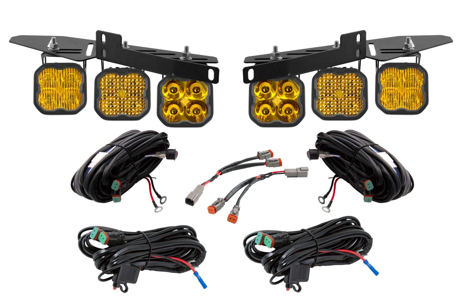 Raptor 2017 Diode Dynamics DD6365: SS3 LED Fog Kit, Yellow Sport