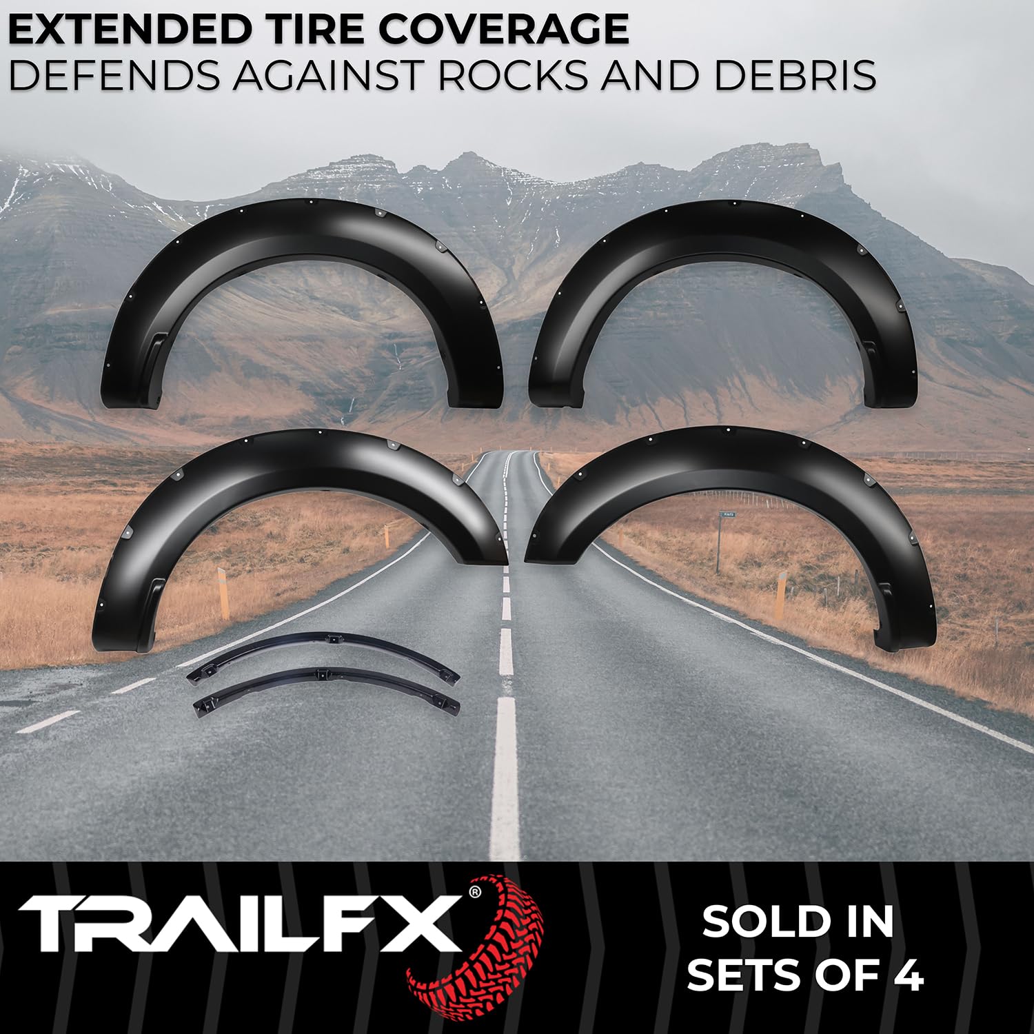 Pocket Style Trailfx Flare Smooth Set Of 4