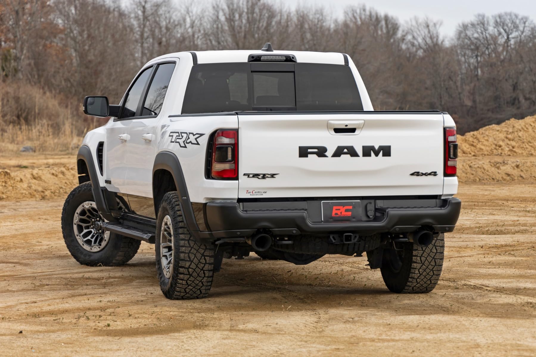 Rough Country HD2 Running Boards for 1500 Ram 1500 (2019-2025) 1500 TRX (2021-2024) Crew Cab - 5" Wide Non-Slip Step, Easy Bolt-on Install
