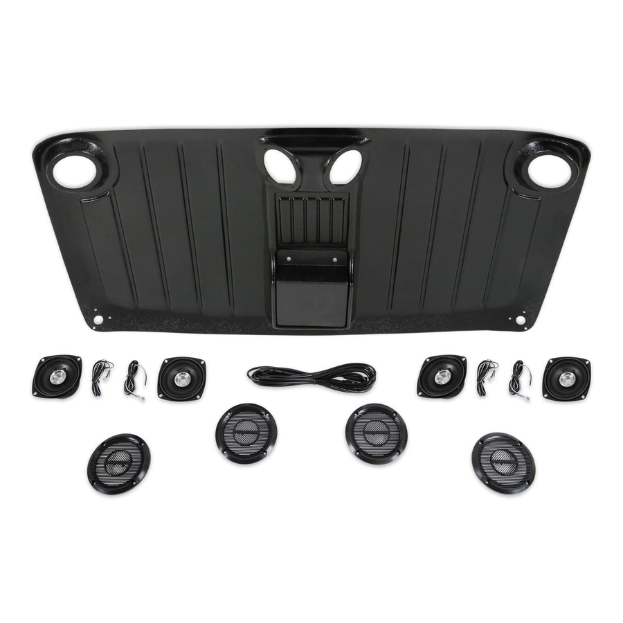 Brothers Trucks HL72SPK Custom "Highliner" Headliner - Black - with Speakers