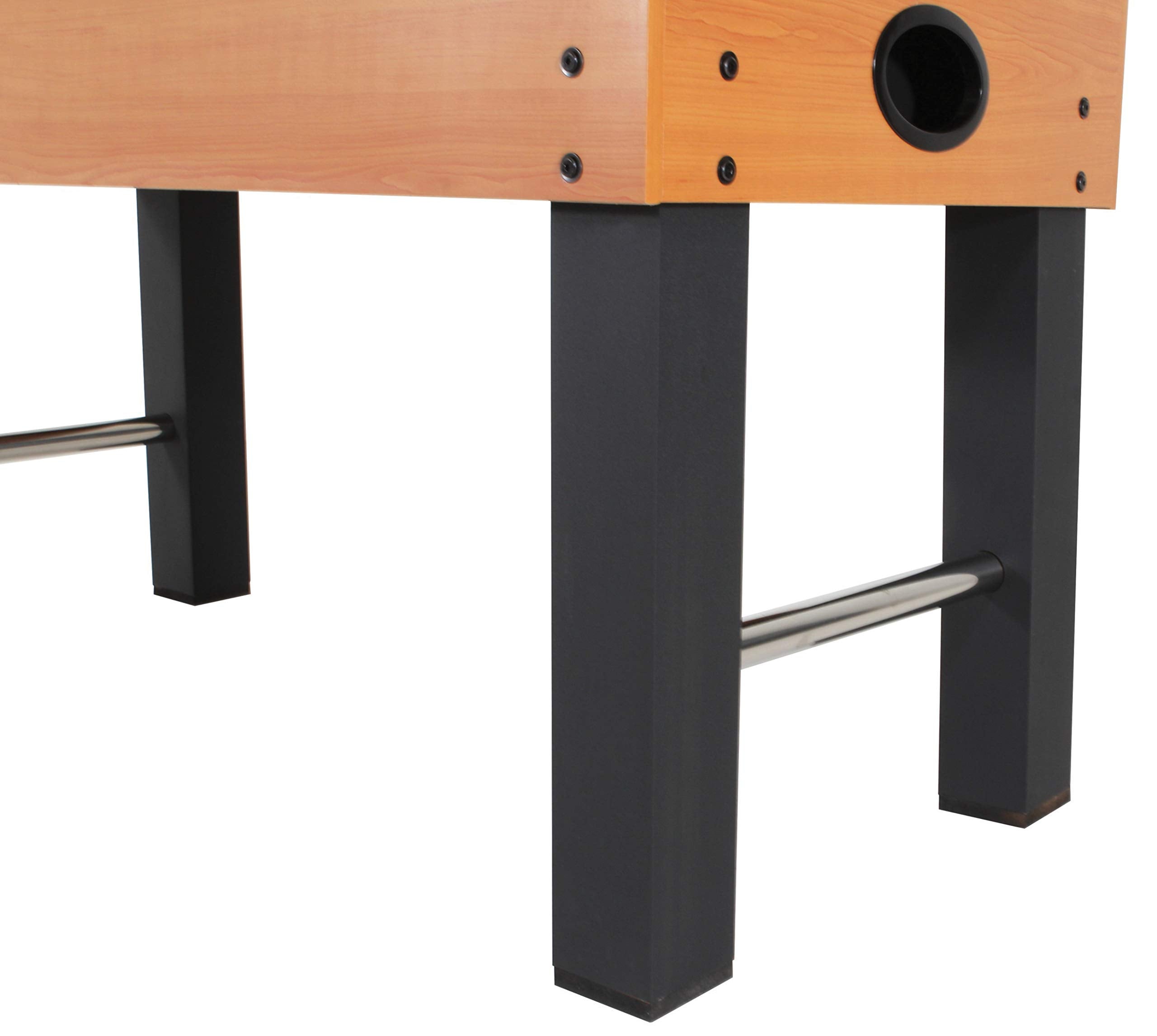 Charger American Legend 52” Foosball Table with Abacus-Style Scoring and Internal Ball Return System