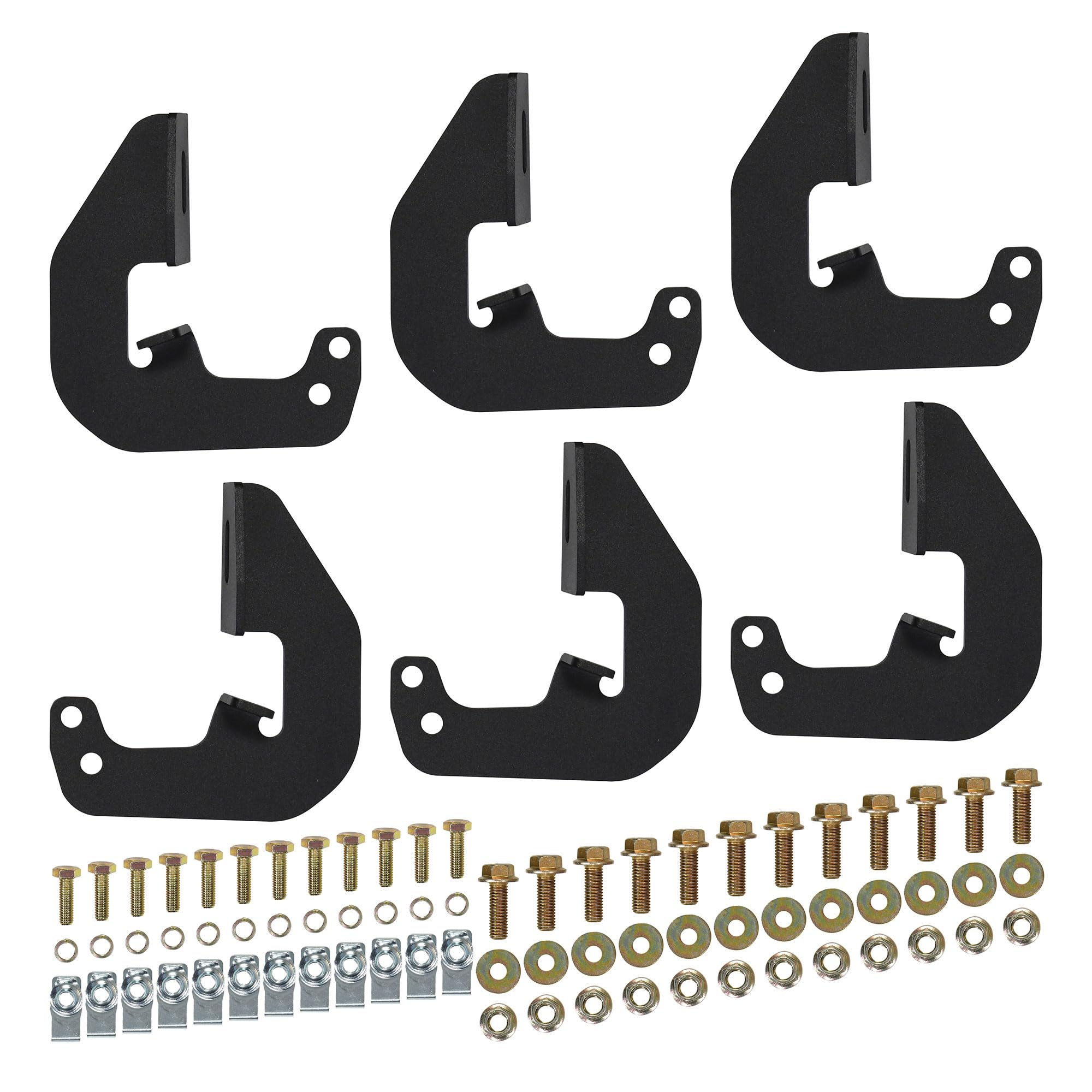 Outlaw Westin 20-13715 Drop Nerf Step Bars fits 2014-2018 Chevrolet Silverado/Sierra 1500 Double Cab (Rocker Mount); 2019 Silverado LD; 2019 Sierra 1500 Limited