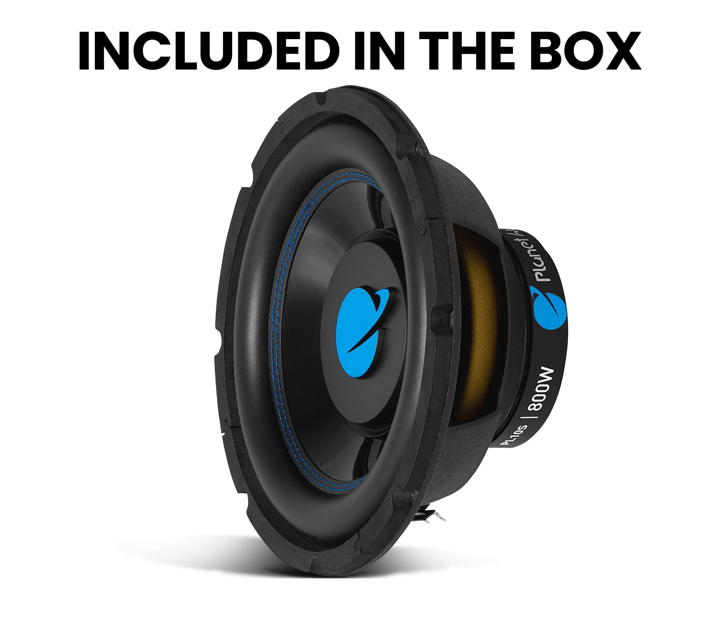 Planet Audio Anarchy Series PL10S 10 Inch Car Subwoofer - 800 Watts Max, Single 4 Ohm Voice Coil, Sold Individually, Hook Up to Amp
