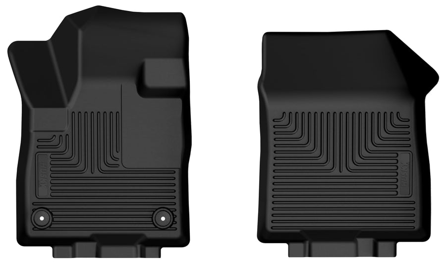 Weatherbeater Husky Liners Floor Mats | Fits 2024-2026 Lincoln Nautilus | Front Row, 2-pc Black - 13621