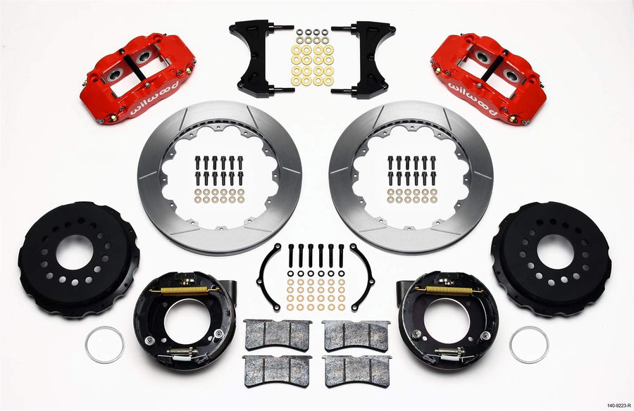 Rear FNSL4R P-Brk Kit,12.88", Red