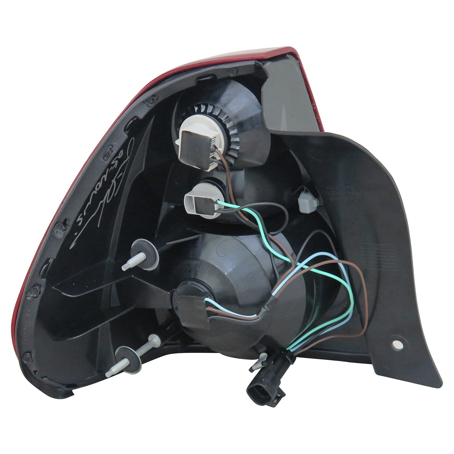 Right TYC Tail Light Assembly Compatible with 2004-2008 Chevrolet Malibu