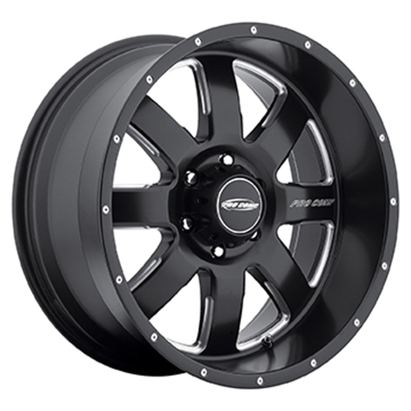 Pro Comp Series 83 Alloys Vapor Matte Black Wheel with Milled Accents (20x9.5"/5x127mm)