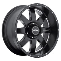 Pro Comp Series 83 Alloys Vapor Matte Black Wheel with Milled Accents (17x9"/6x135mm)