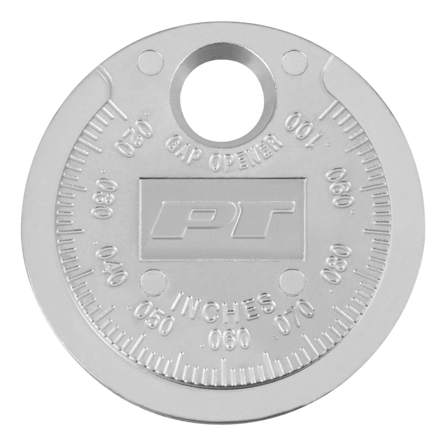W80536 Performance Tool Spark Plug Gap Gauge - Decimal and Metric Sizes, Zinc Alloy Construction, Range .020 to .100 in. (.5 to 2.5 mm)
